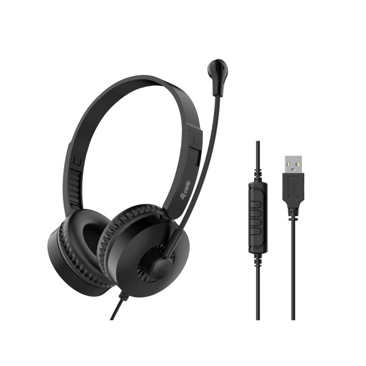 Equip 245301 Headset Over-Ear Wired Headphones Headband Calls/Music…