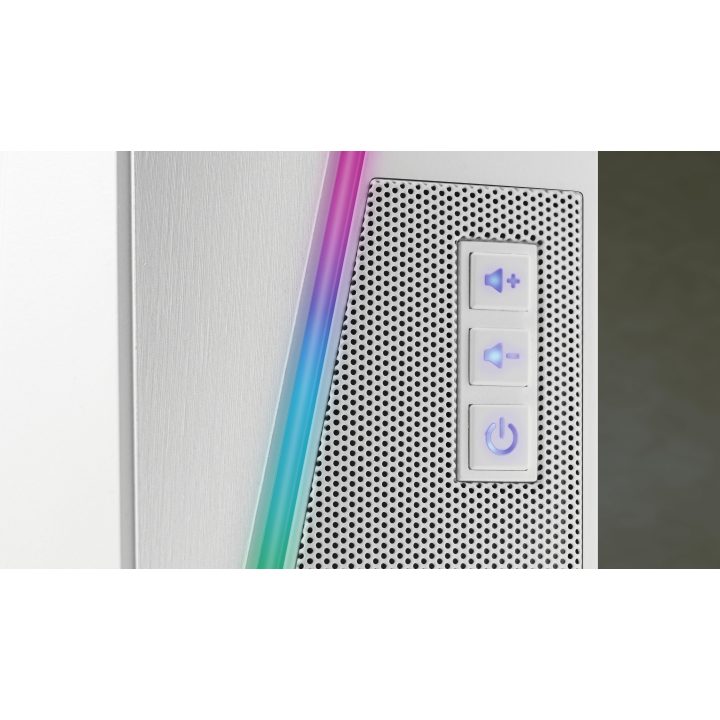 Mars Gaming 2.0 BLUETOOTH 5.0 MS7 WHITE 20W RMS SPEAKERS DYNAMIC RGB…