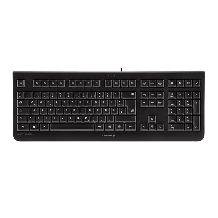 CHERRY DC 2000 Keyboard Mouse Included Universal USB Spanish Black