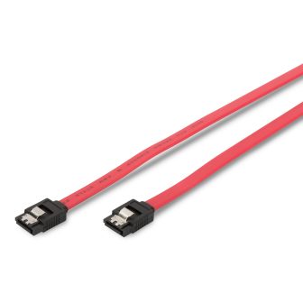 Digitus AK-400102-005-R SATA Cable 0.5 m SATA 7-pin Red