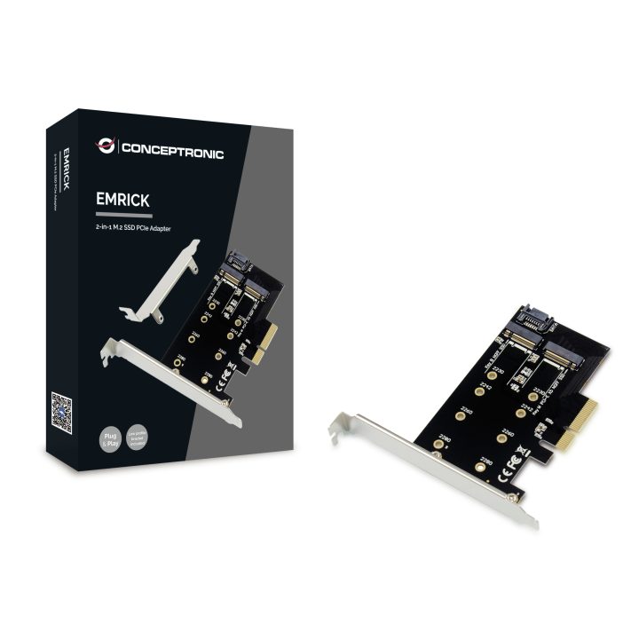 Conceptronic EMRICK04B Internal M.2 Interface Card and Adapter