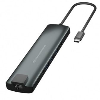 Conceptronic DONN06G USB 3.2 Gen 1 (3.1 Gen 1) Type-C Negro, Plata