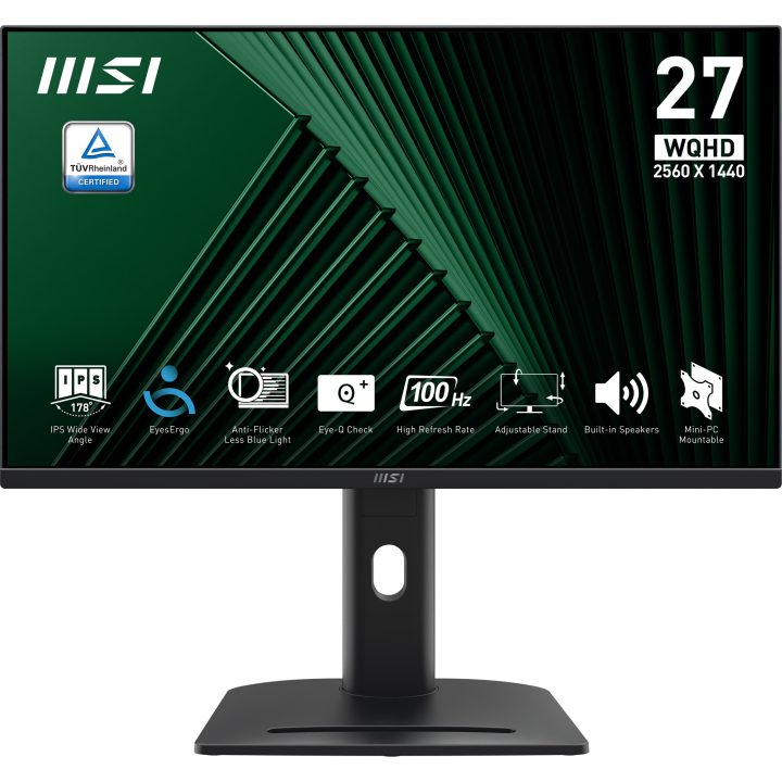Monitor MSI Pro MP275QPG 27" QHD 100 Hz IPS