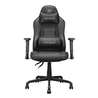 COUGAR Fusion S Black PC Gaming Chair Padded Seat Black