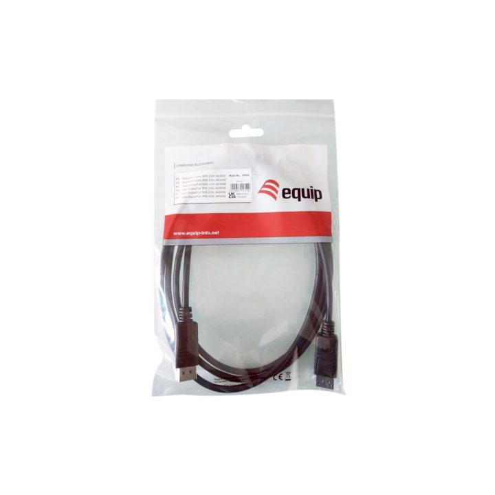 Equip 119339 Cabo DisplayPort 1.2, 10 m, 4K/60 Hz