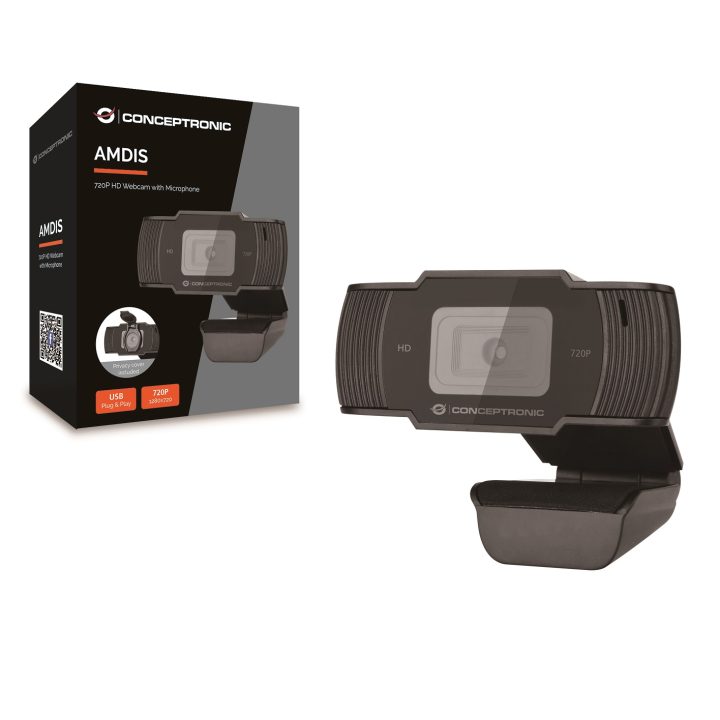 Conceptronic AMDIS05B Webcam 1280 x 720 Pixels USB 2.0 Black