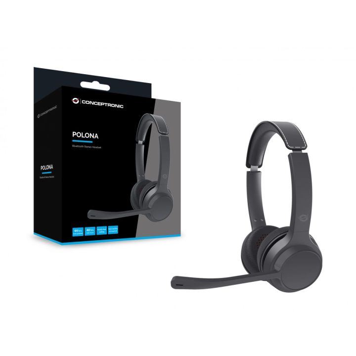 Conceptronic POLONA04B Auriculares Inalámbricos e com Fios Diadema…