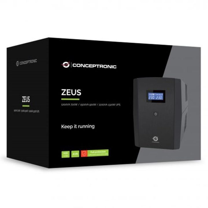 Conceptronic ZEUS08EM uninterruptible power supply (UPS) system…