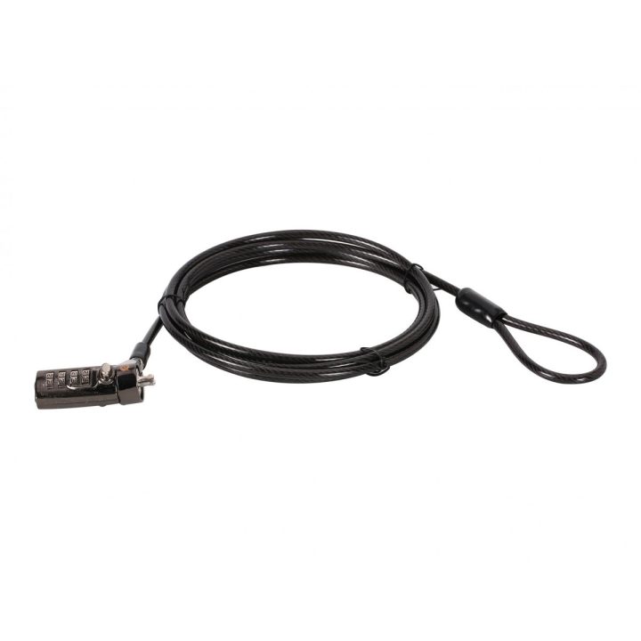 Conceptronic CUSTODIO01BN Anti-Theft Cable Black 1.8 m