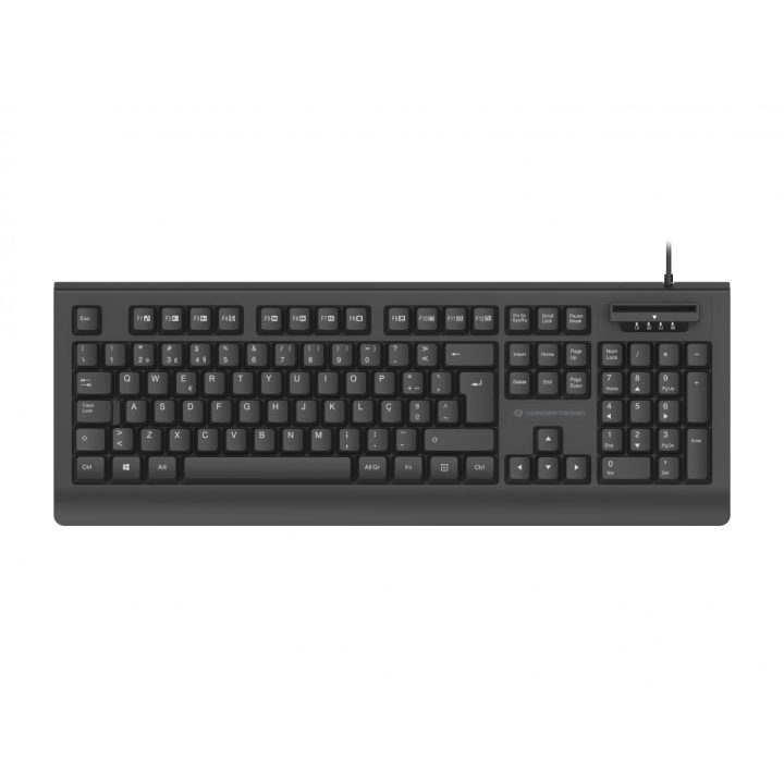 Conceptronic KAYNE01ES teclado de escritório USB QWERTY Espanhol Preto