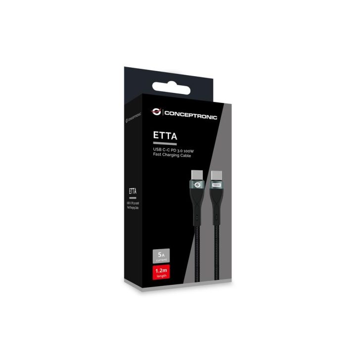 Conceptronic ETTA01B12 USB Cable USB 2.0 1.2 m USB C 0.48 Gbit/s 100…