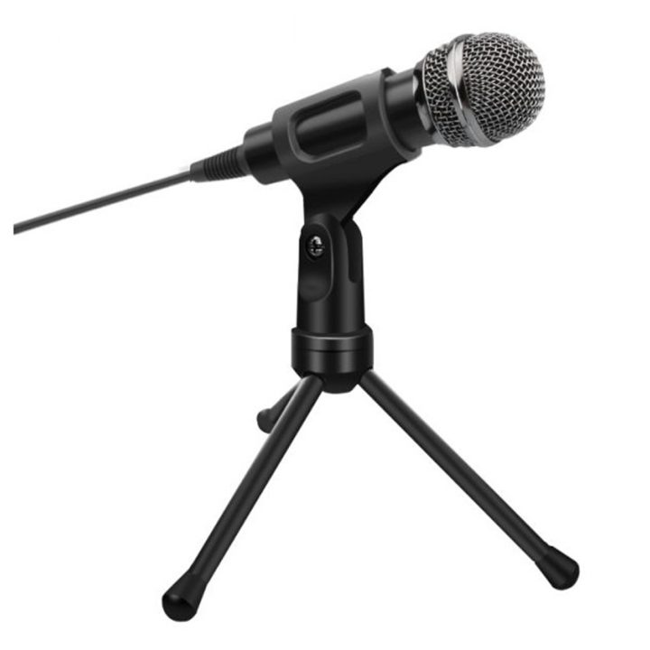 Equip 245341 Black Tabletop Surface Microphone