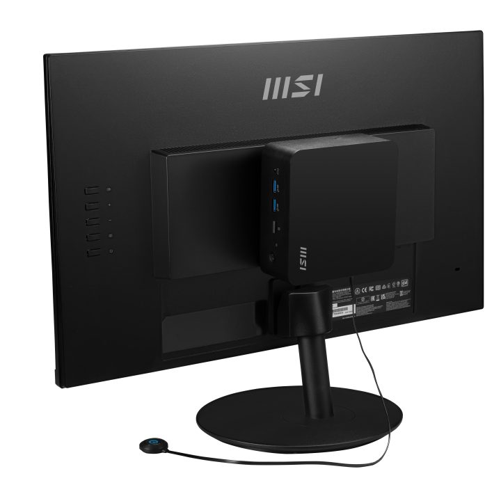 MSI CUBI NUC 1MG-206BES PC/workstation barebone 0.83L sized PC Black…