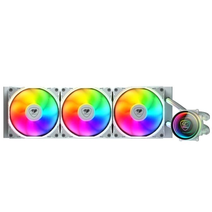 COUGAR CGR-PSDELRGB-W-360 All-in-One Liquid CPU Cooler 12 cm White