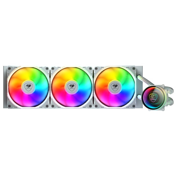 COUGAR CGR-PSDELRGB-W-360 All-in-One Liquid CPU Cooler 12 cm White