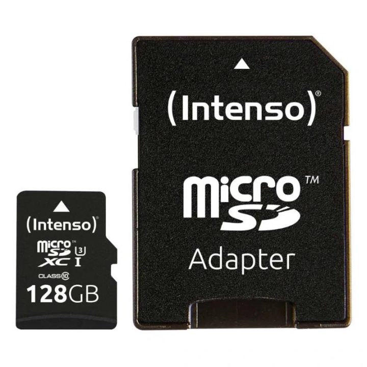 Intenso 128GB Professional V30 Micro SD Memory Card + SD Adapter…