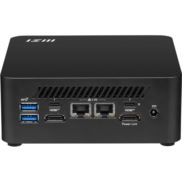 MSI CUBI NUC 1MG-206BES PC/workstation barebone 0.83L sized PC Black…