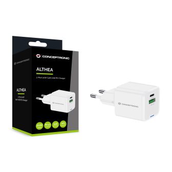 Conceptronic ALTHEA15W cargador de dispositivo móvil Universal Blanco…