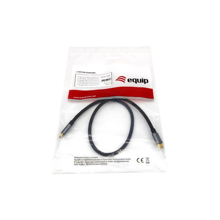 Equip 128353 USB 3.2 Gen 2 C to C Cable, M/M, 0.5m, PD100W, 4K/60Hz…