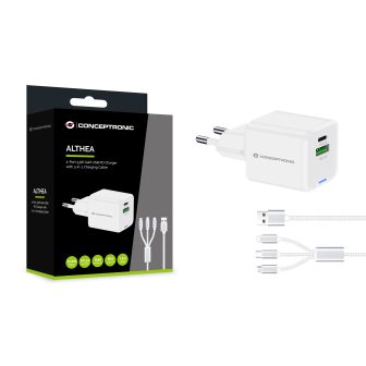 Conceptronic ALTHEA16W cargador de dispositivo móvil Universal Blanco…