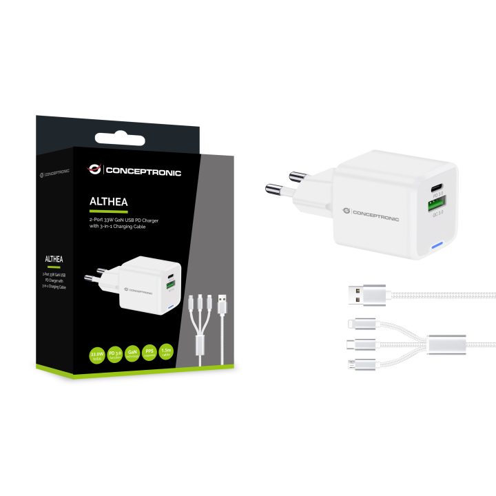 Conceptronic ALTHEA16W carregador de dispositivo móvel Universal…