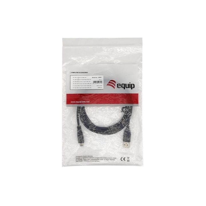 Equip USB 2.0 C a A, Cable, M/M, 2,0m