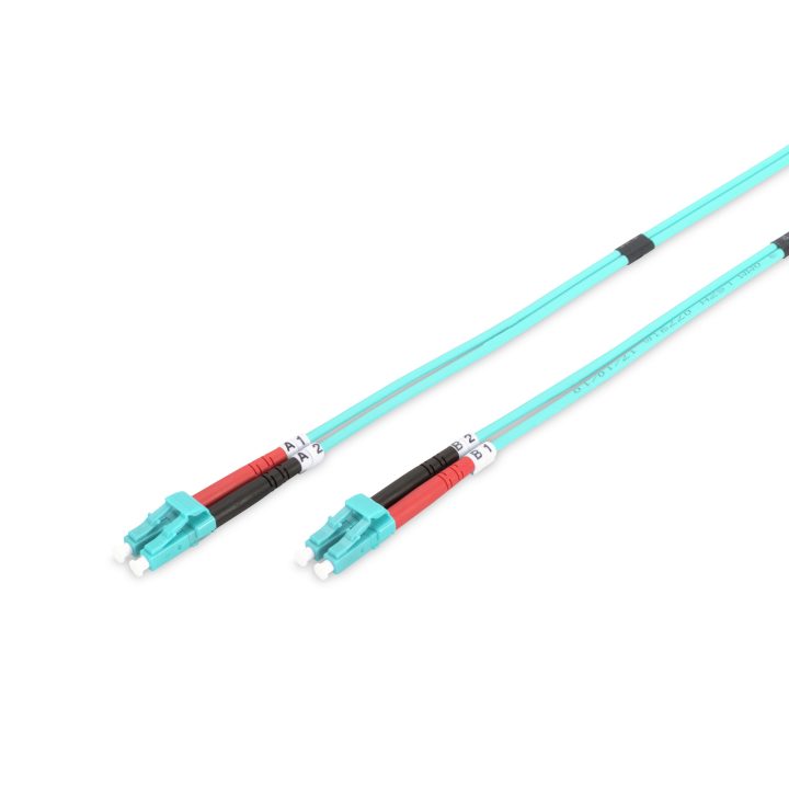 Digitus DK-2533-01/3 OM3 Multimode Fiber Optic Patch Cable 1m LC to LC